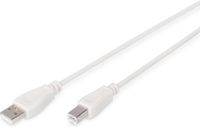 Digitus USB 2.0 A/M - B/M Printerkabel 3M Beige