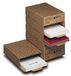 KING MEC CF6 A4 Tijdschriftenhouder Bruin