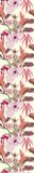 Ambiance Sticker Vliesbehang voorgelijmd rol tropische behang orchideeën exotische bloemen en bladeren decoratieve lijm - 1 rol H300 x B 60 cm
