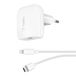 Belkin Boost Charge Universeel Wit AC Snel opladen Binnen met USB-C naar Lightning kabel 1,2m