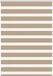 Zebra Gordijn 115x150 cm stofbreedte 110,9 cm polyester zandbruin