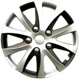 IWH 75511 Samoa Wieldoppen, 15 inch, zilver/antraciet, set van 4