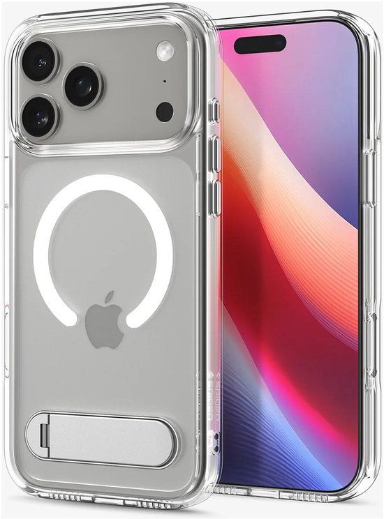 Spigen Ultra Hybrid S MagFit Hoesje voor iPhone 17 Pro - Transparant Wit