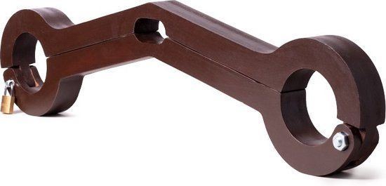 Rimba Humbler - Houten Humbler met Polsboeien en Slotjes - Bruin