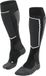FALKE SK2 warm dik lyocell functioneel materiaal skisokken heren zwart - maat 42-43