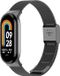 By Qubix Qubix - Milanese bandje - Zwart - Geschikt voor Xiaomi Smart Band 8 / 9 / 10