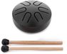 Gear4music Life 3 Steel Tongue Drum 6 Notes, A Pentatonic, Ink Black