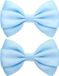 OEM Allecto Plus - Handgemaakte Haarstrikken van 9 cm - Set van 2 - Blauw - Voor Kinderen