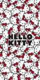 Hello Kitty Strandlaken Strik - 70 x 140 cm - Katoen