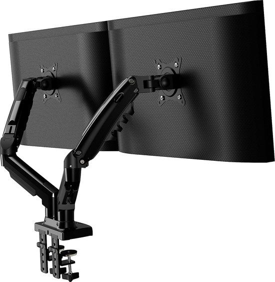 Invision MX400 Bureau Monitorhouder Zwart