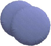 vidaXL - Coussin d'assise - 2 pièces - Tissu - Jean Bleu - Ø80 x 29 cm