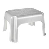 keeeper Opstapkrukje, rubberen coating met antislip, tot 150 kg, polypropyleen, 36,5 x 30 x 24 cm, Tim, silver