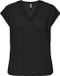 Onlcarol Only Onlcarol S/S V-Neck Glitter Top Box 15360960 Black/Zebra Dames Maat S