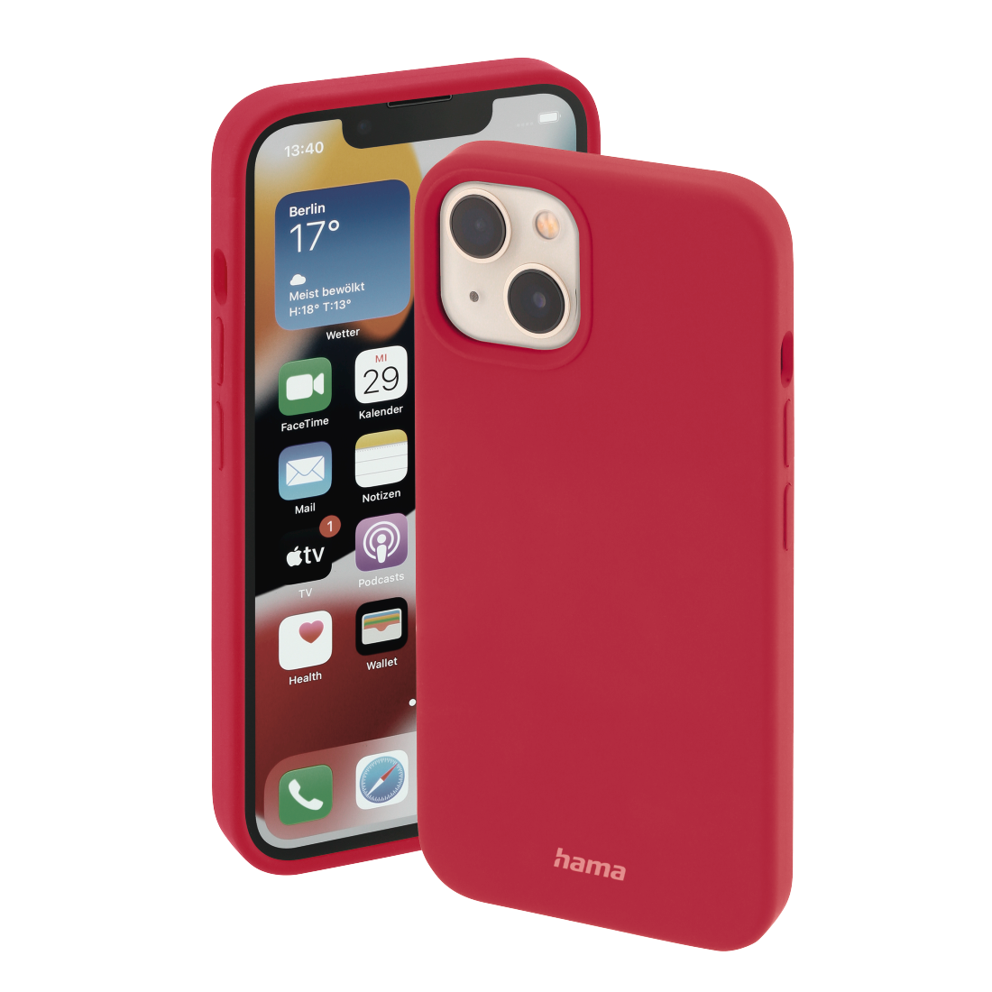 Hama 00215513 iPhone 14 Hoesje Rood