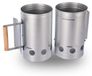 Merkloos BBQ Houtskool Starter Set van 2 voor Snelle Ontsteking