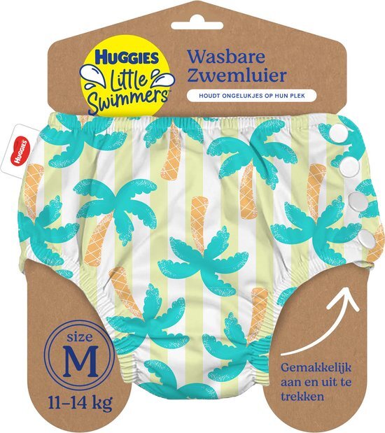 Huggies Little Swimmers - Zwemluier wasbaar - maat 3/4 - 11 tot 14 kg - herbruikbaar zwembroekje - 1 stuk