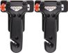 Premium Parts Veiligheidshamer met gordelsnijder - 2x - incl. houder - zwart - noodhamer