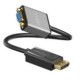 KabelDirekt DisplayPort DP naar VGA Adapter - 0,15m