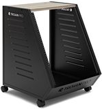 Trojan Pro Gear4music Trojan Pro Teneo 13U Wheeled Studio Rack Unit, Ash