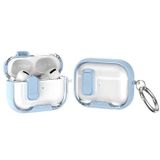 Apple Étui hybride de protection AirPods Pro 2 avec serrure et crochet - Bleu clair / transparent