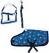 HKM Starset Cuddle Pony Blauw Met Sterrenpatroon