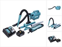 Makita DCL 184 RG1 aspirateur sans fil 18 V 54 mbar 0,5 l + 1x batterie 6,0 Ah + chargeur