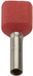 LAPP 61802010 Dubbele adereindhulzen 1 mm² Deels geïsoleerd Rood 500 stuk(s)