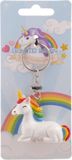 Puckator Unicorn Eenhoorn sleutelhanger Wit/Gekleurd Unisex