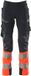 Mascot Accelerate Safe Pantalon avec poches cuisses 19379-510 - bleu marine foncé/rouge haute visibilité - C48