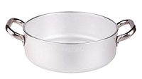 Pentole Agnelli ALMR110660 Professionele aluminium pannen 5 mm, cilindrische kachel met lage straling, 60 l