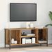 Prolenta Maison Exclusive - Meuble TV, 102 x 35 x 45 cm, bois massif et panneaux de particules