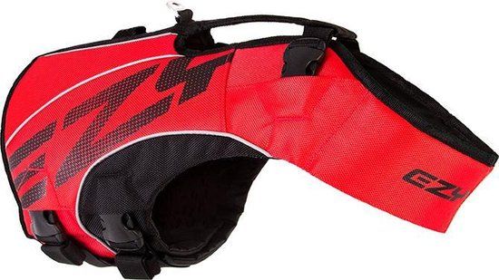 EzyDog DFD Boost Zwemvest Hond - Reddingsvest - L - Rood