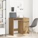 Maison Exclusive Bureau Chêne Artisan 86x49x76 cm Matériau dérivé du bois