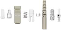 Qoltec Serie - Glasvezelconnector - Multimode - 2.0mm - Montagekit - 200 stuks