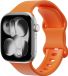 Selected by GSMpunt.nl SBG Siliconen Bandje Geschikt voor Apple Watch 1/2/3/4/5/6/7/8/9/10/11/SE - 38/40/41/42MM - Horlogebandje Oranje
