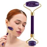 Plum Beauty Amethist Facial Roller, 1 count