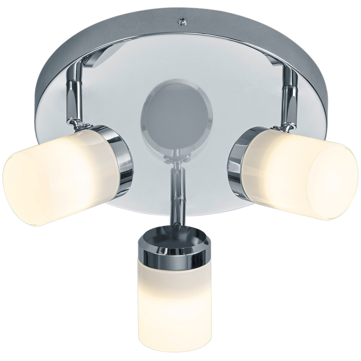 BES LED LED Plafondspot - Trion Artion - GU10 Fitting - Spatwaterdicht IP44 - Rond - Mat Chroom - Aluminium