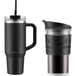 BODUM Set de 2 tasses de voyage, coffret cadeau 2 en 1