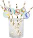 Boland - Set 6 papieren rietjes Eenhoorn
