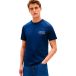 Tommy Hilfiger Heritage Series Text Carbon Navy Maat: M | Basic T-Shirts Outlet | Heren | Blauw