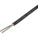 TRU COMPONENTS TC-11594928 Rubberkabel H07RN-F 2 x 4 mm² Zwart per meter