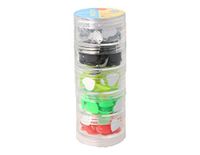 Decoratieve Acryl Decoratieve Edelstenenset Hartkleuren 14 x 14 mm ca. 200 stuks