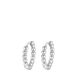 Lucardi Dames Oorbellen bolletjes 10mm - Oorbellen - Cadeau - 925 Zilver - Zilverkleurig