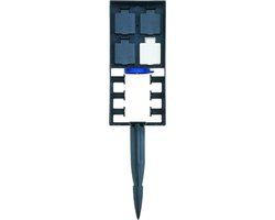 Oase 36310 Buitenstopcontact 4-voudig Zwart