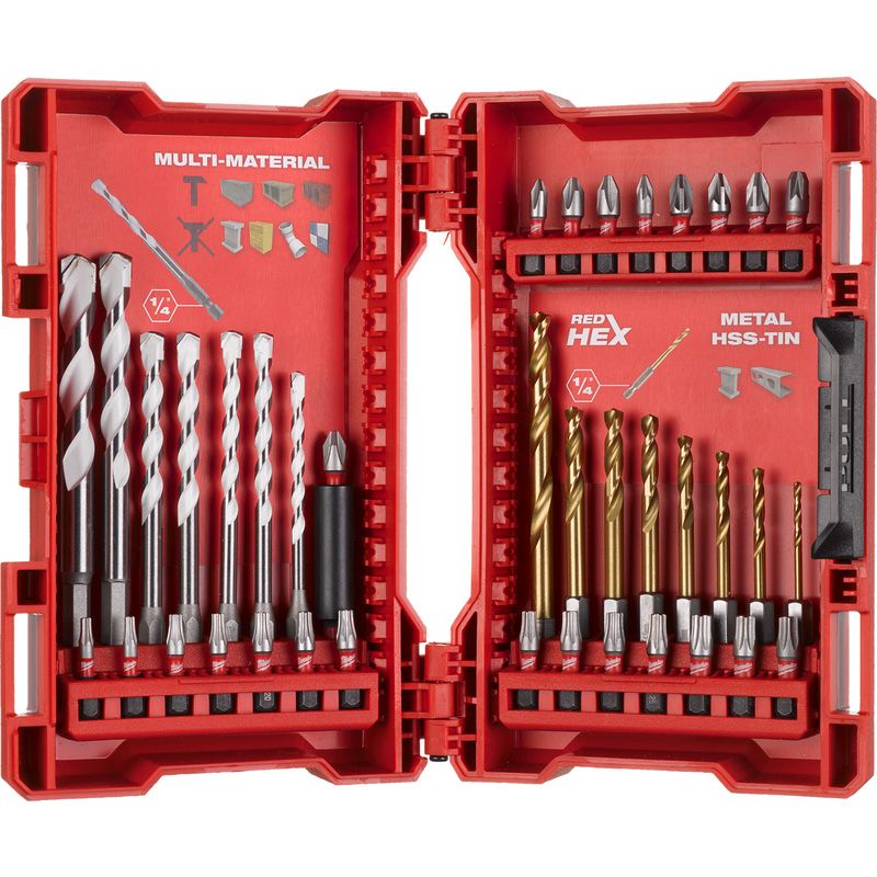 Milwaukee SHW hex boor & bitset 39-delig (St)