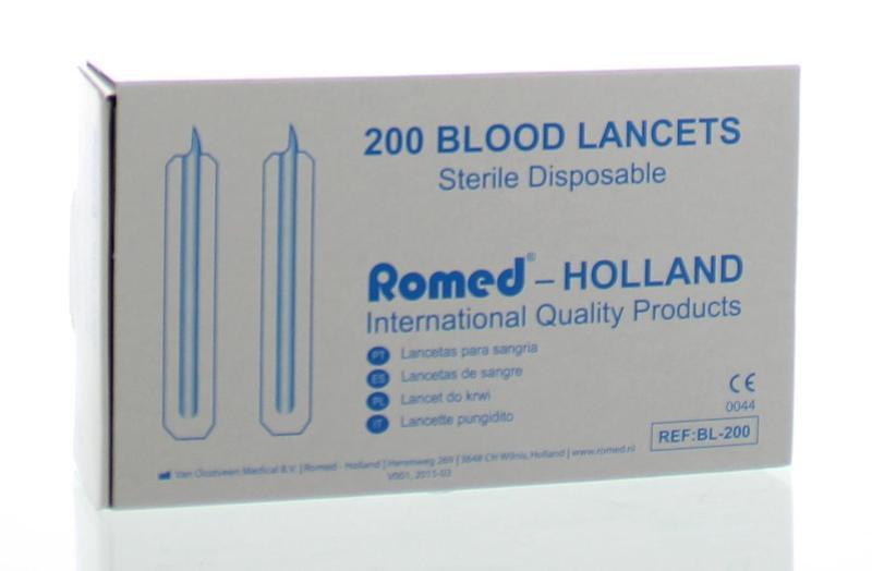 Romed Bloedlancetten bl-200 200st