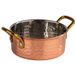 APS 40731 Mumbai serveerpot, roestvrij staal, koperlook, Ø 11,5 cm, 0,35 liter