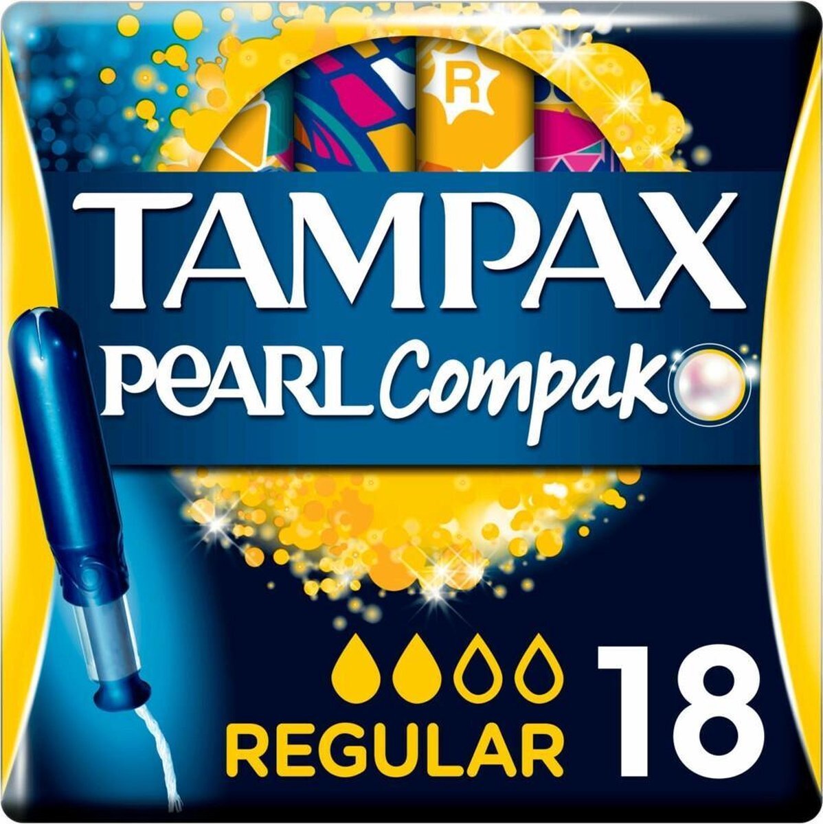 Tampax compak pearl regular - 18x8