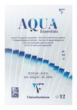 Clairefontaine 976097C Aqua Essential Gelijmd Blok 10x15 cm - Assortiment van 12 Aquarelpapieren