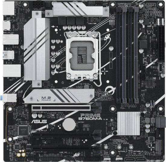 ASUS PRIME B760M-A-CSM - Motherboard - micro ATX - LGA 1700 - Intel B760